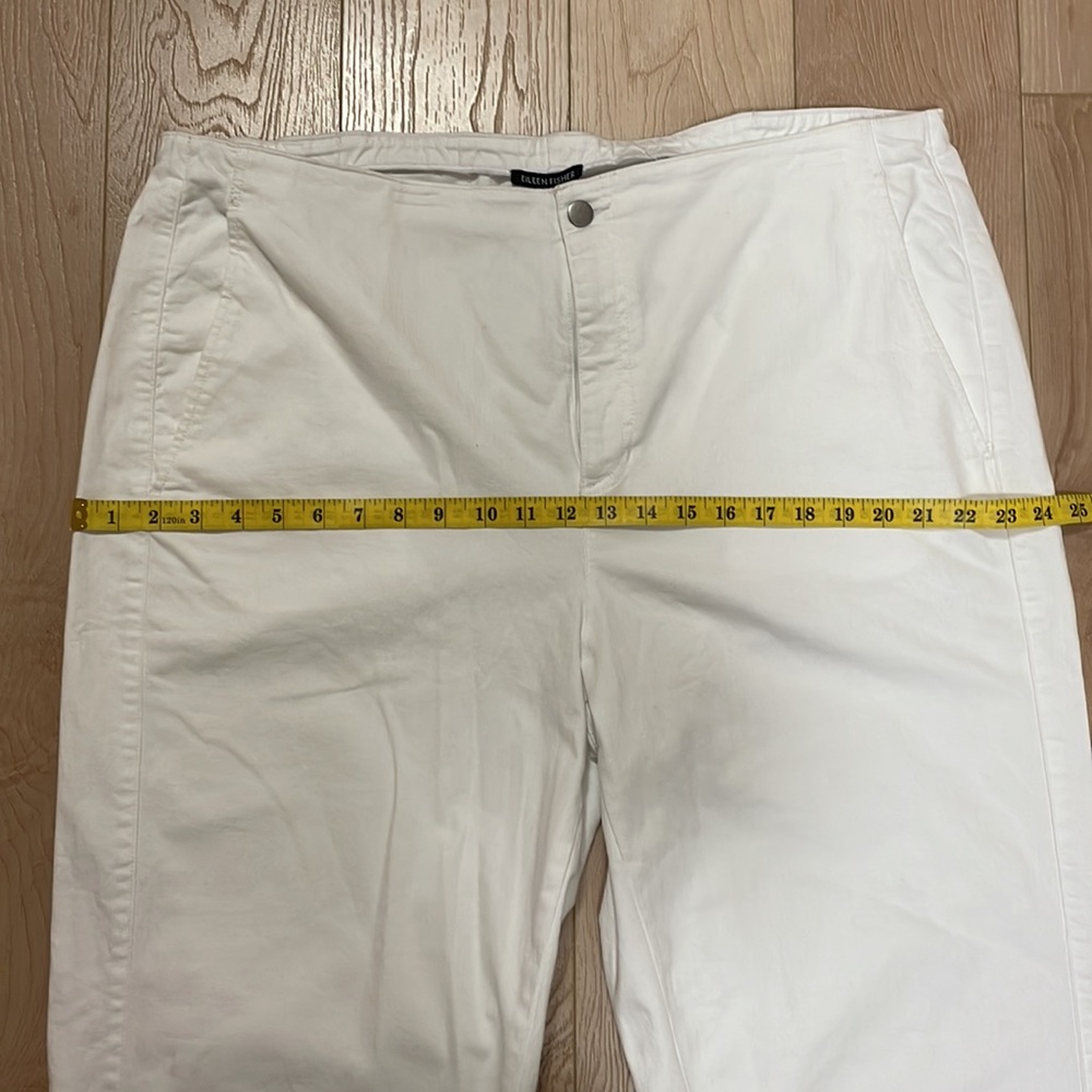 Eileen Fisher White Women's Pants - Picture 11 of 13